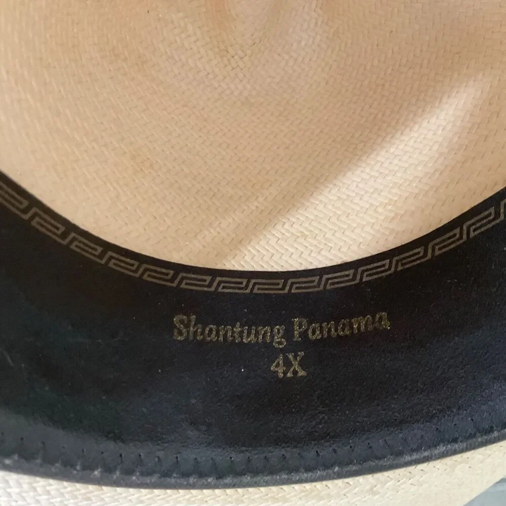 Bailey U-Rollit Shantung Panama 4X Cowboy Hat Ivory  S/M size